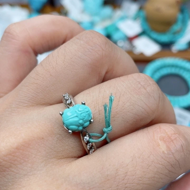 未镶嵌绿松石珠宝奇石