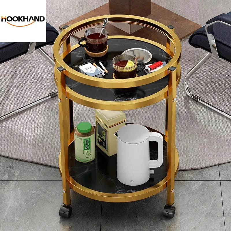 麻将桌茶几茶水架棋牌室专用打牌茶水台可移动置物架茶水桌小边几