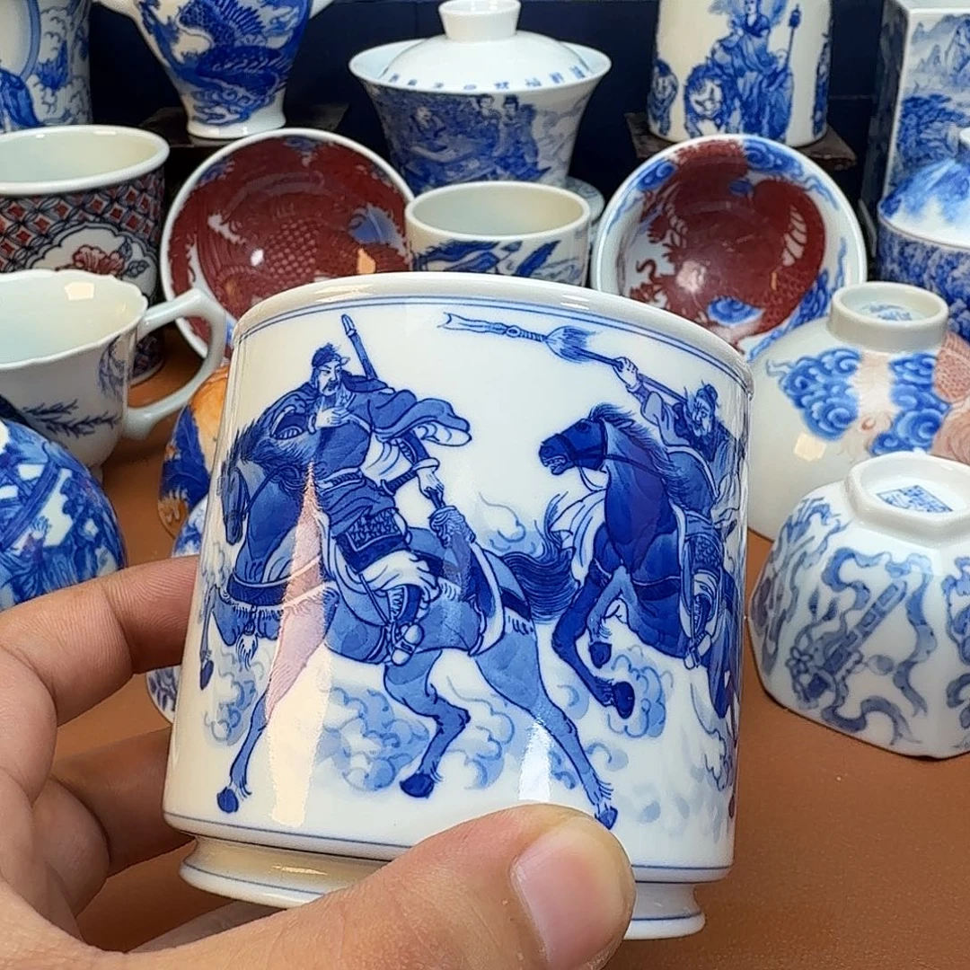 亦***淡杯子景德镇全手工手绘瓷器