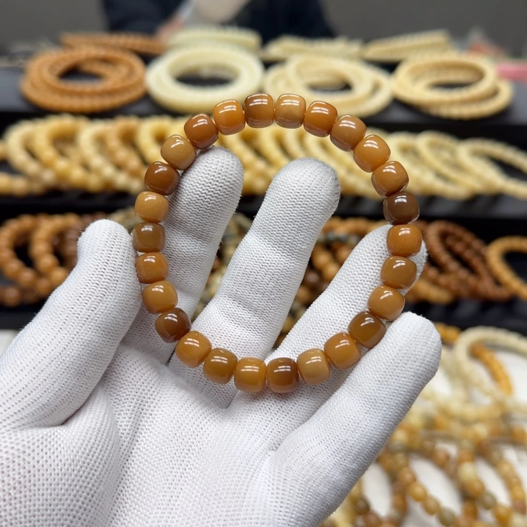 菩提根/象牙果手串8×9 11年 鬼工