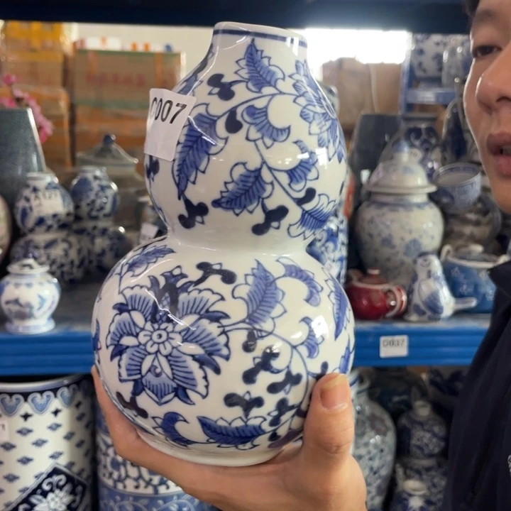 陶瓷007，高温手绘釉下彩0000000