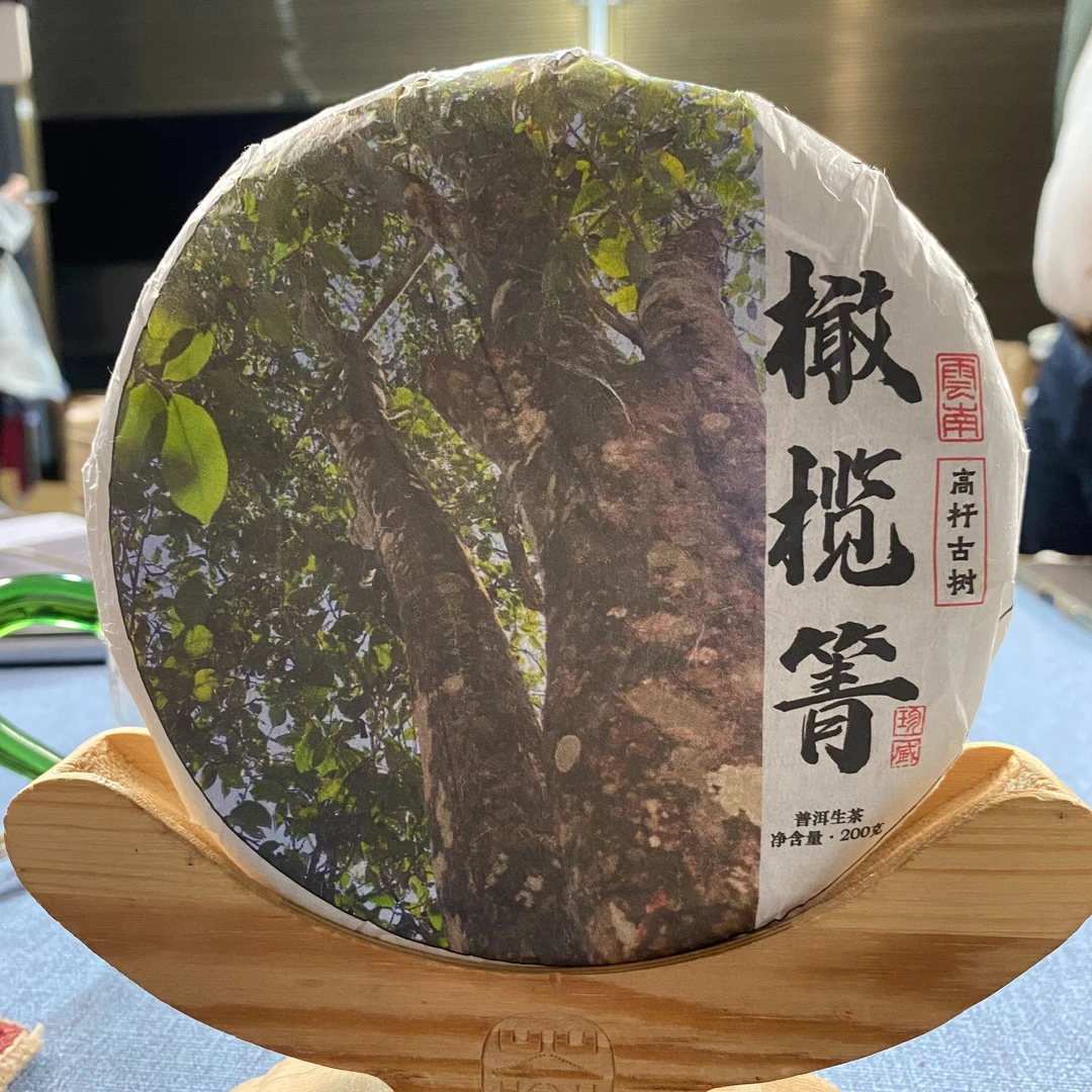 【明泽甄选.古树单株】2024年 橄榄箐 普洱茶生茶 200克/饼