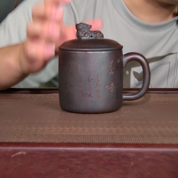 茶杯紫砂高货放漏