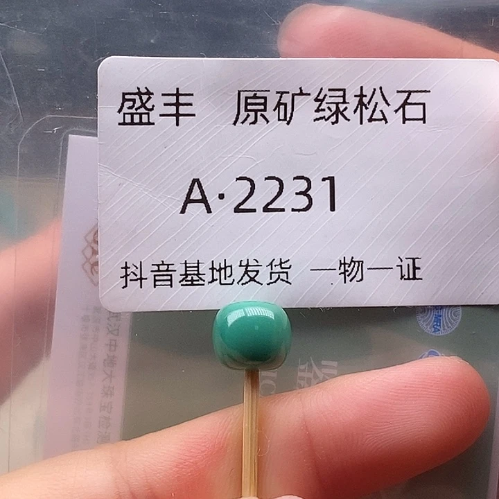 绿松石未镶嵌珠宝奇石9.2✖️7.9