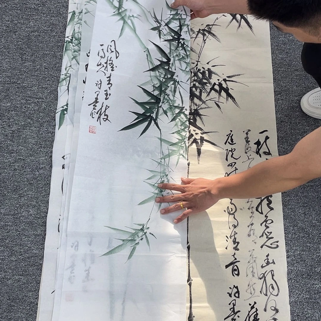 国画纯手绘字画宣纸