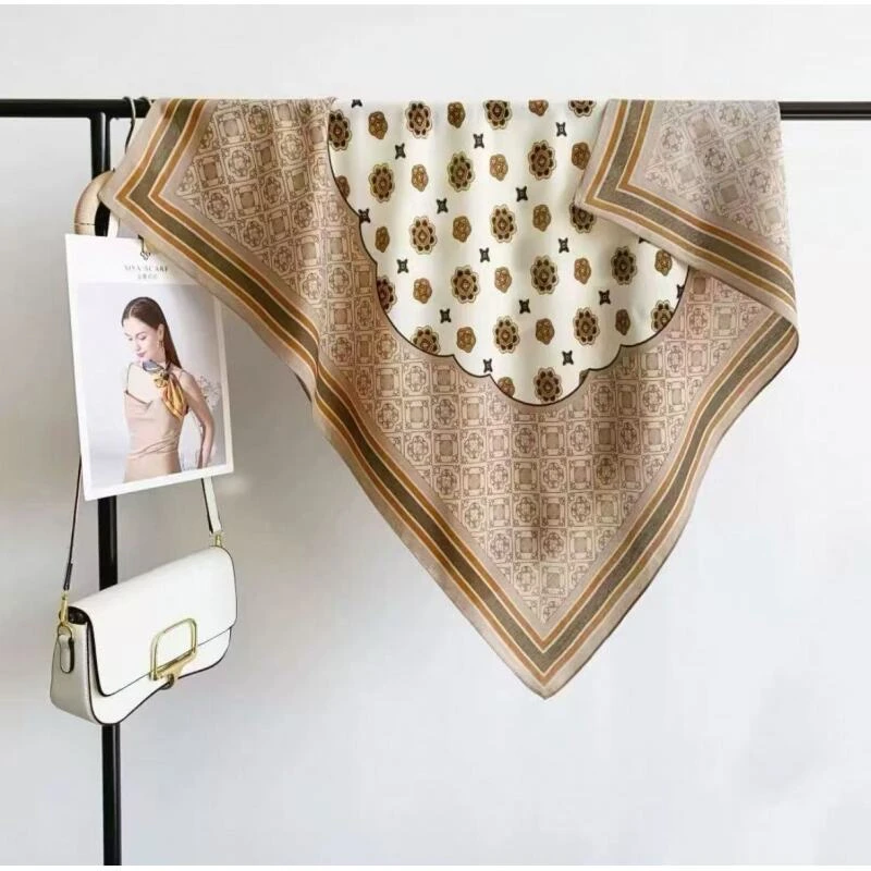 （340）高档丝巾围巾女士披肩新款素雅百搭防晒优雅气质