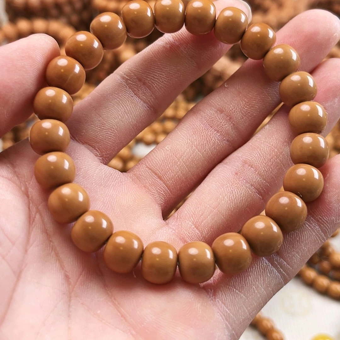 桃核手串无暇返油油点小老型