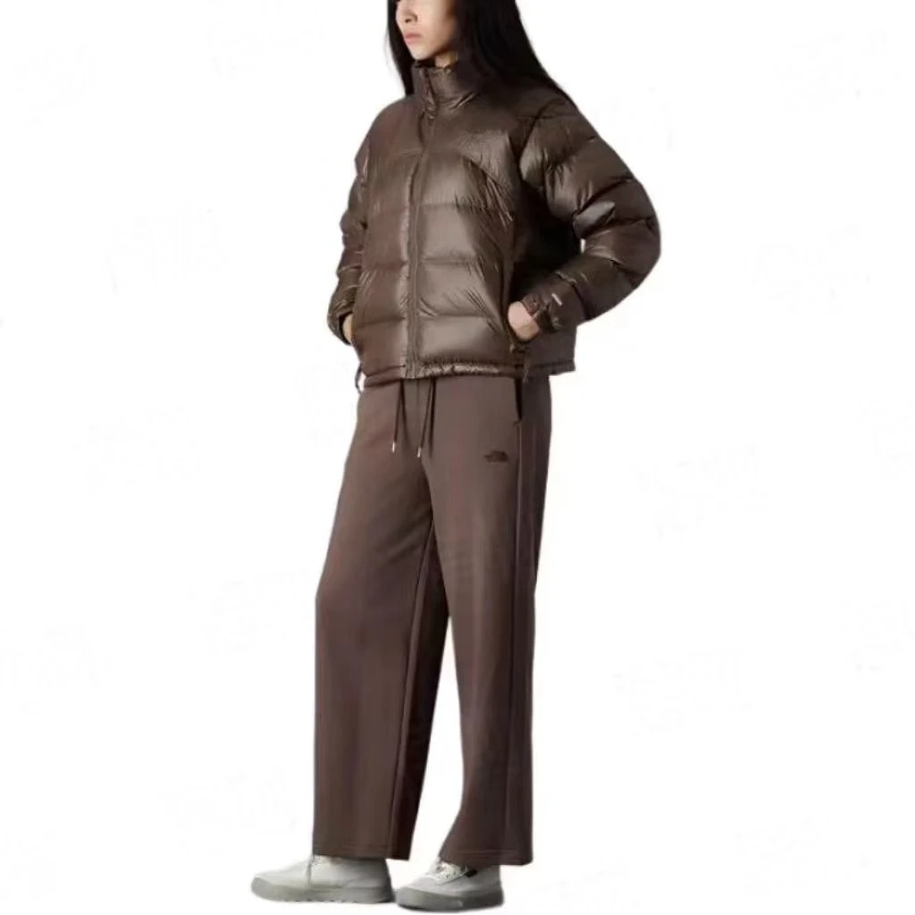 肯豆女同冬季保暖防寒加厚拉链面包服外套
