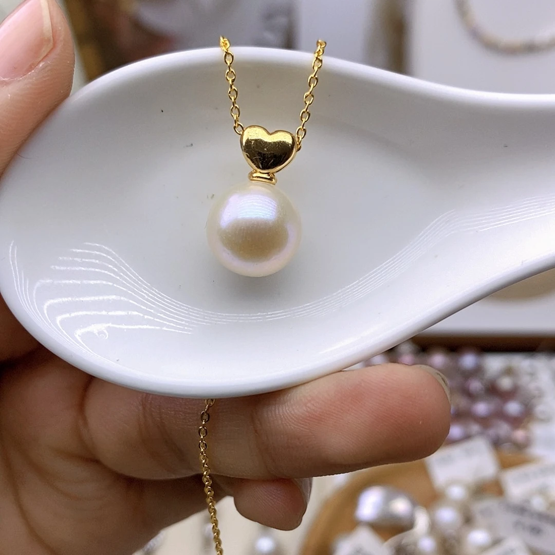 淡水珍珠未镶嵌吊坠(赠链)