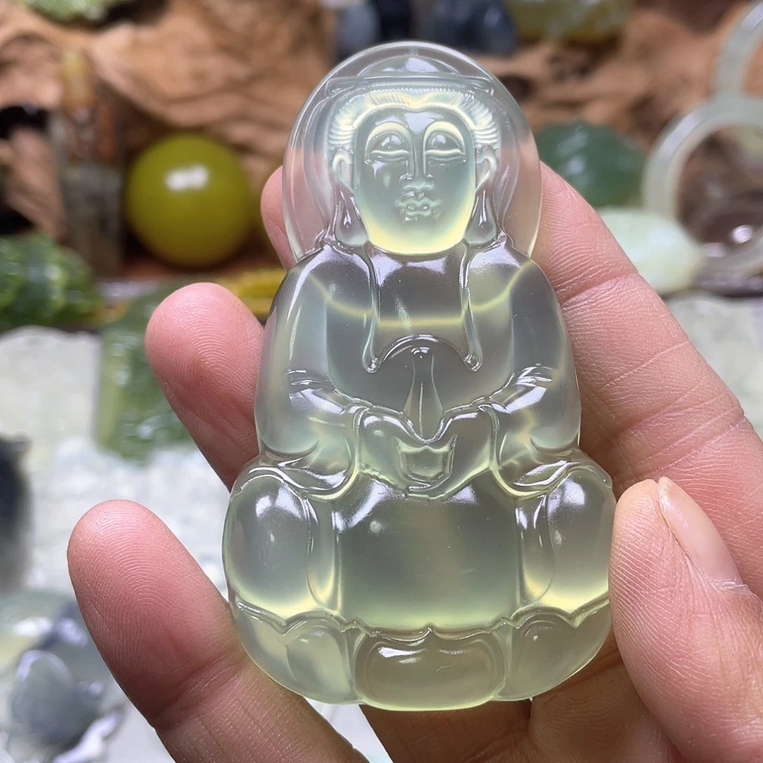 未镶嵌蛇纹石玉珠宝奇石