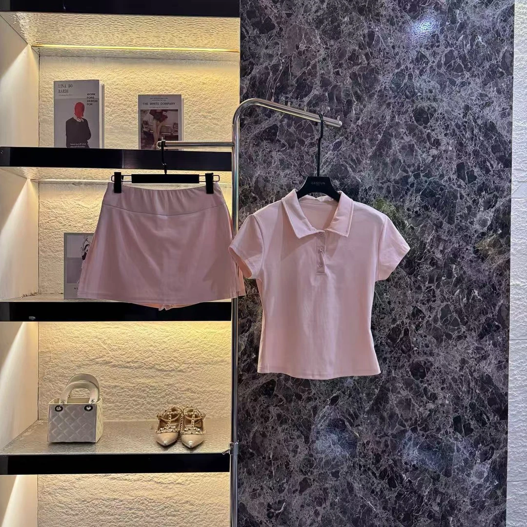 【CENFUN】466*2025春夏小香高定polo女装套装FC02019