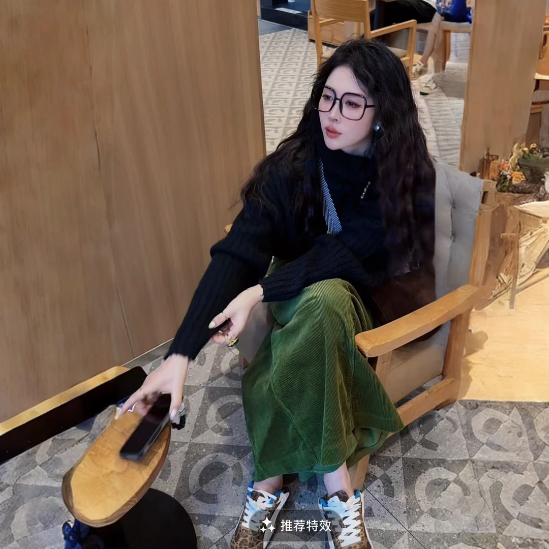 大萍子家 冬季高领长袖针织常规洋气显瘦3032