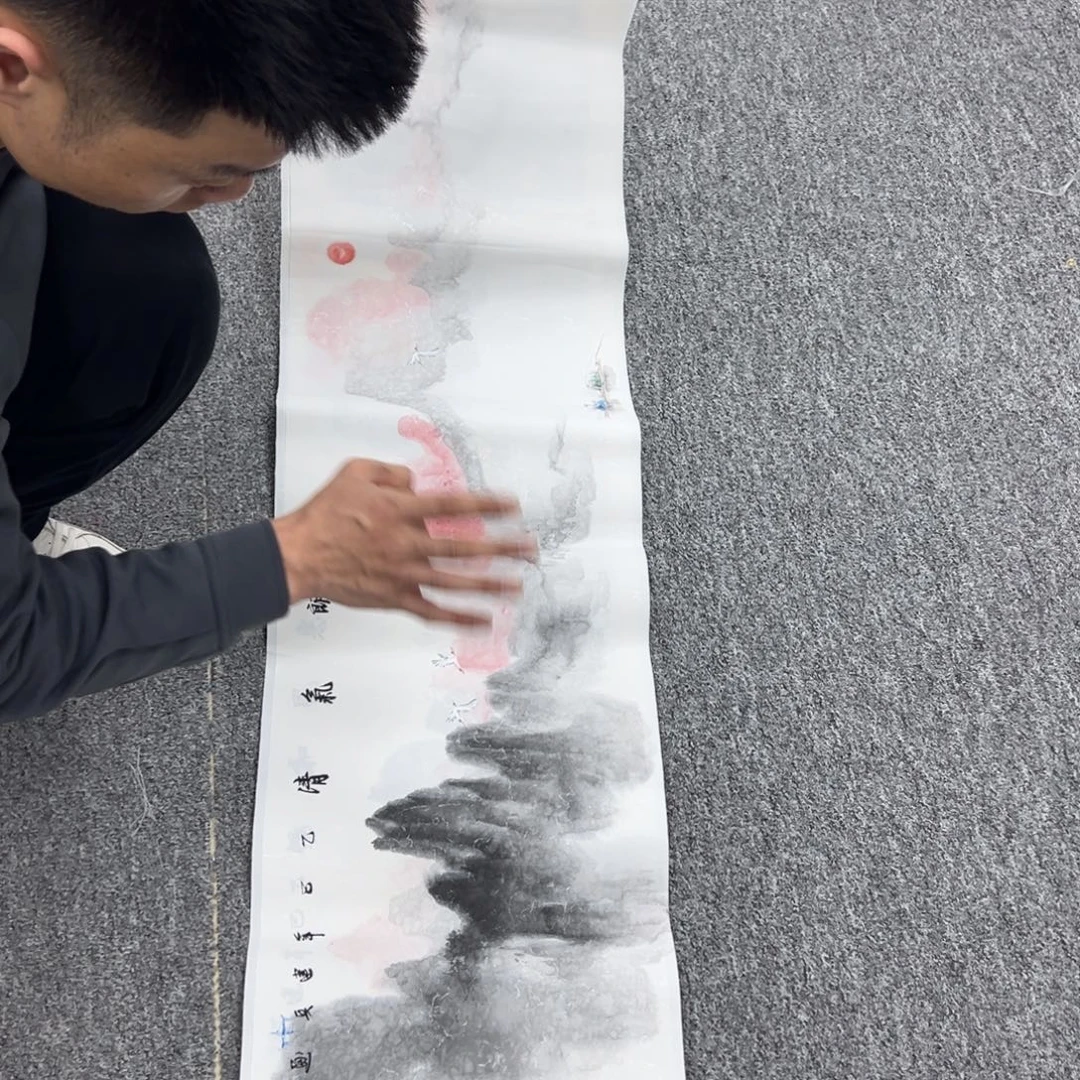 国画纯手绘字画宣纸