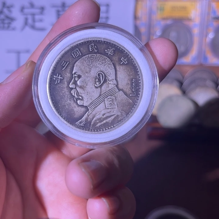 复古 精美龙洋可吹响可翻面工艺品摆件