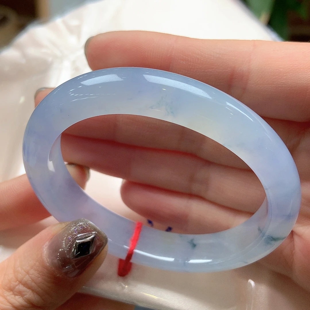 翡翠未镶嵌手镯26号52贵妃