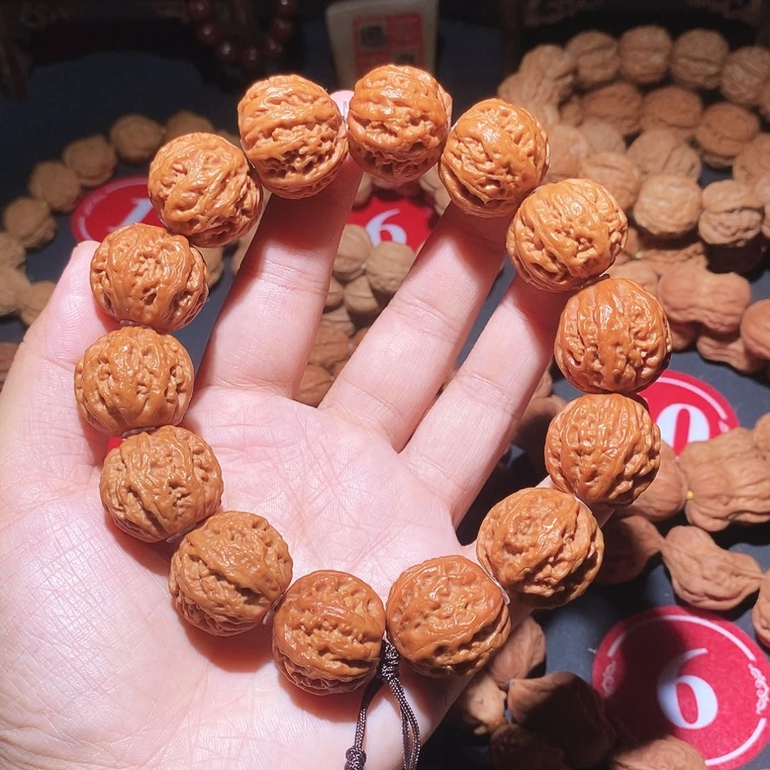 手串文玩核桃22尺珊瑚纹手串
