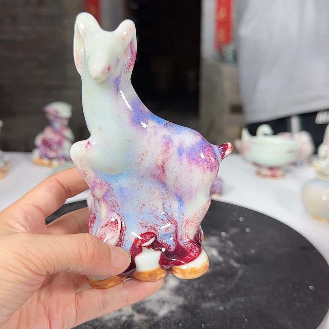摆件和****0玉中钧窑煤窑作品