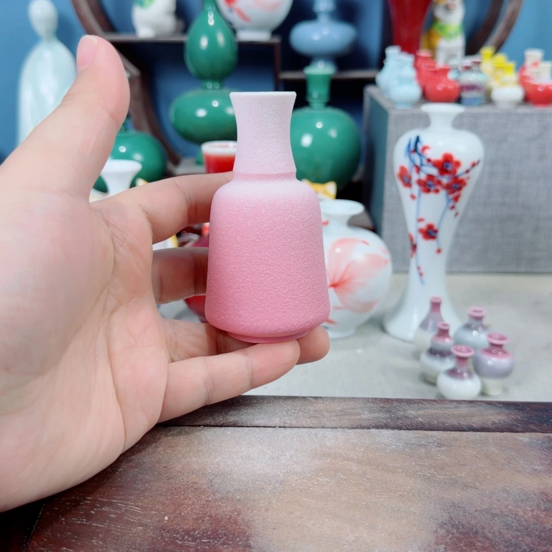 陶瓷手工小花器摆件