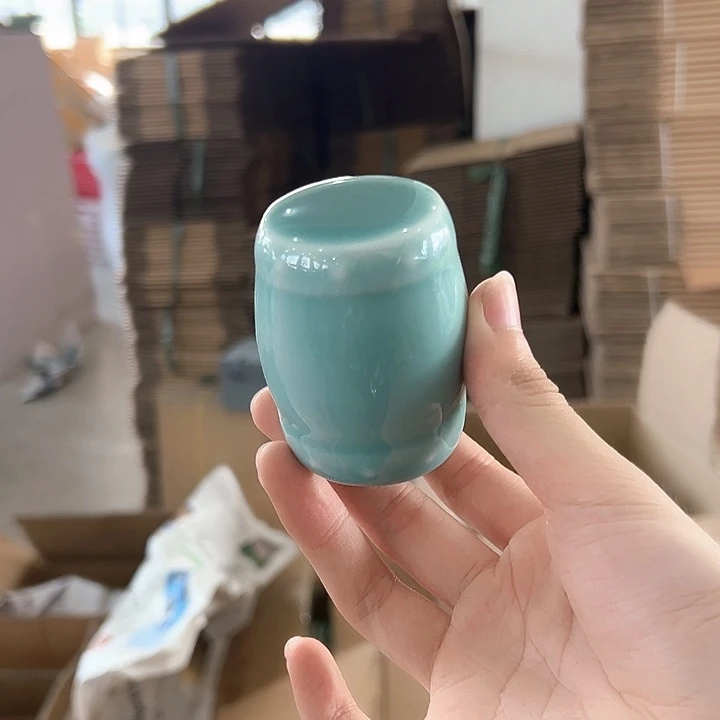 龙泉云间青瓷小米茶器