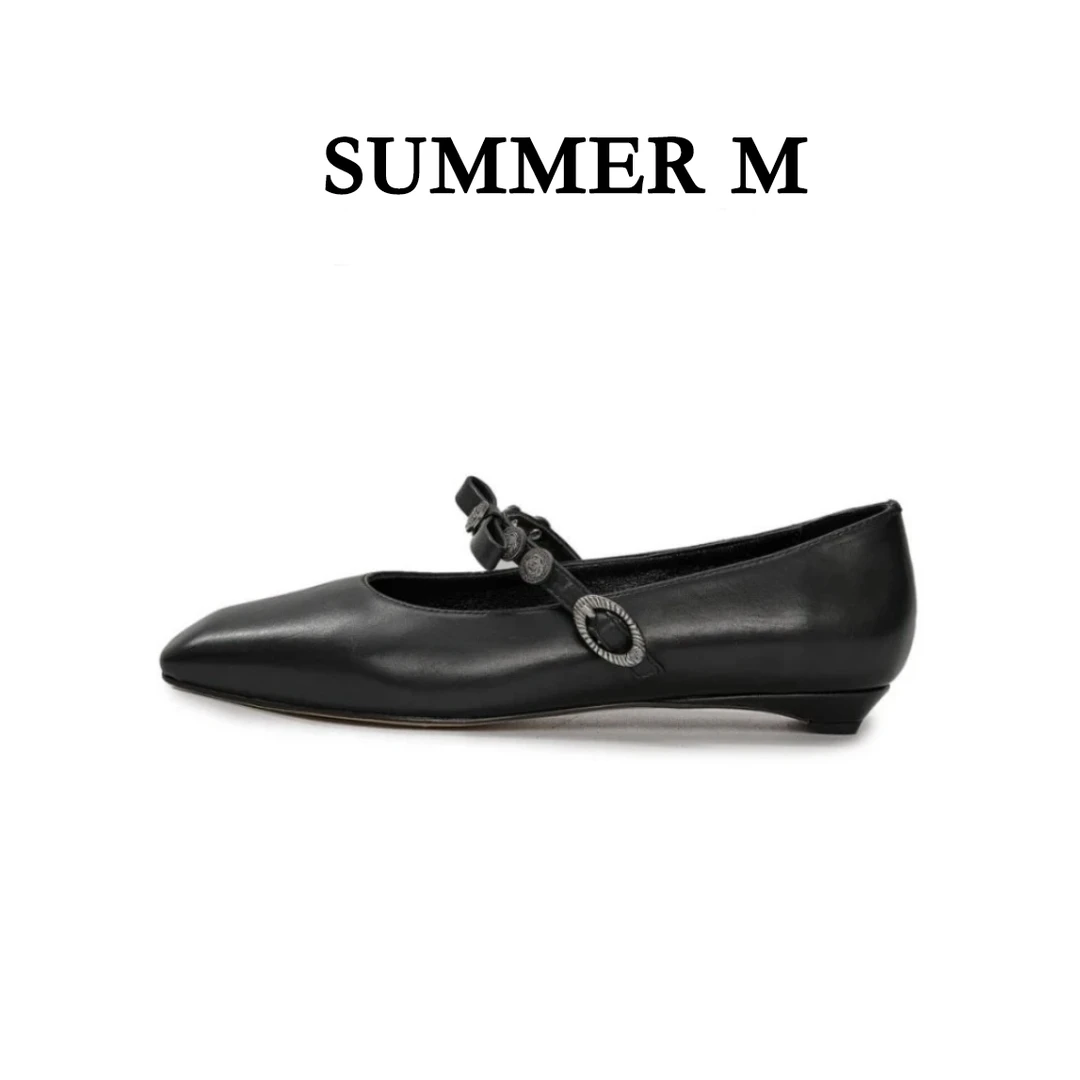 【跟高3CM】纯胎羊皮法式复古单鞋摩登风情宝藏低跟女鞋