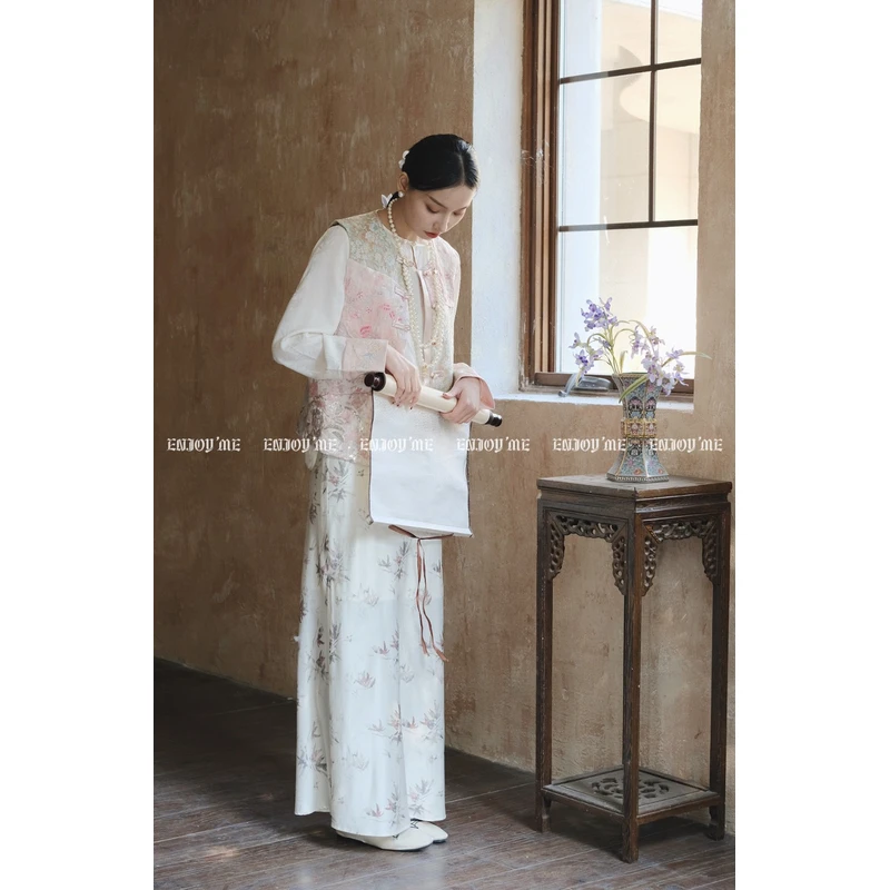 【门店同款】ENJOY春季云敛-春光推盏东方既白中式上衣160944588