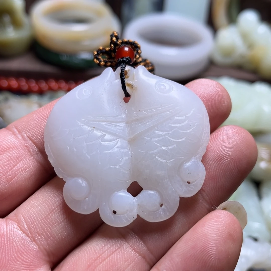 和田玉未镶嵌挂件