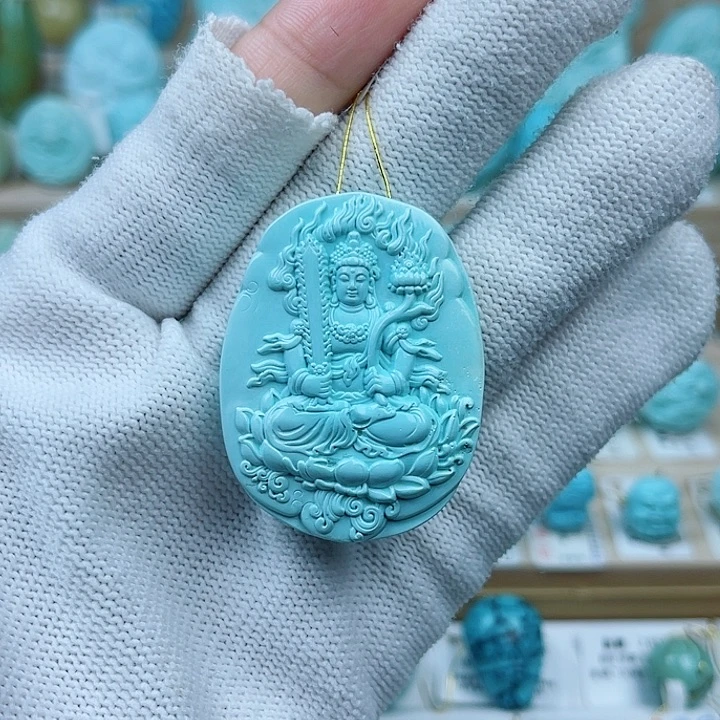 未镶嵌绿松石珠宝奇石