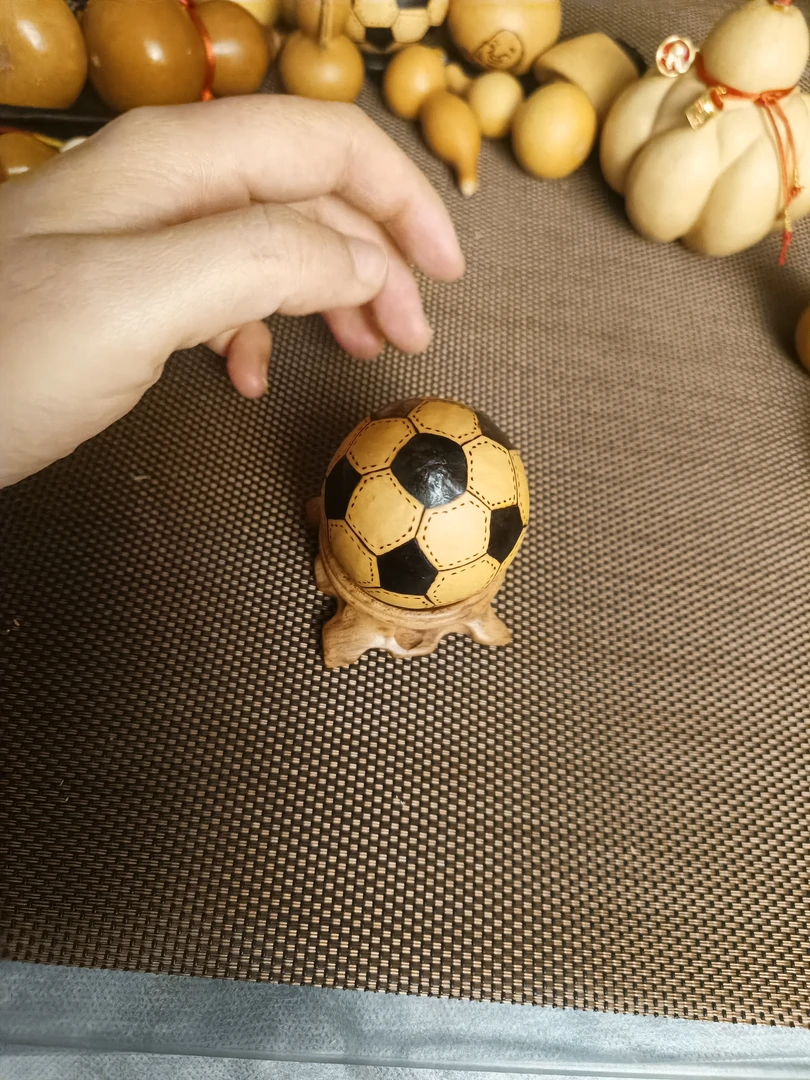 文玩葫芦足球一个