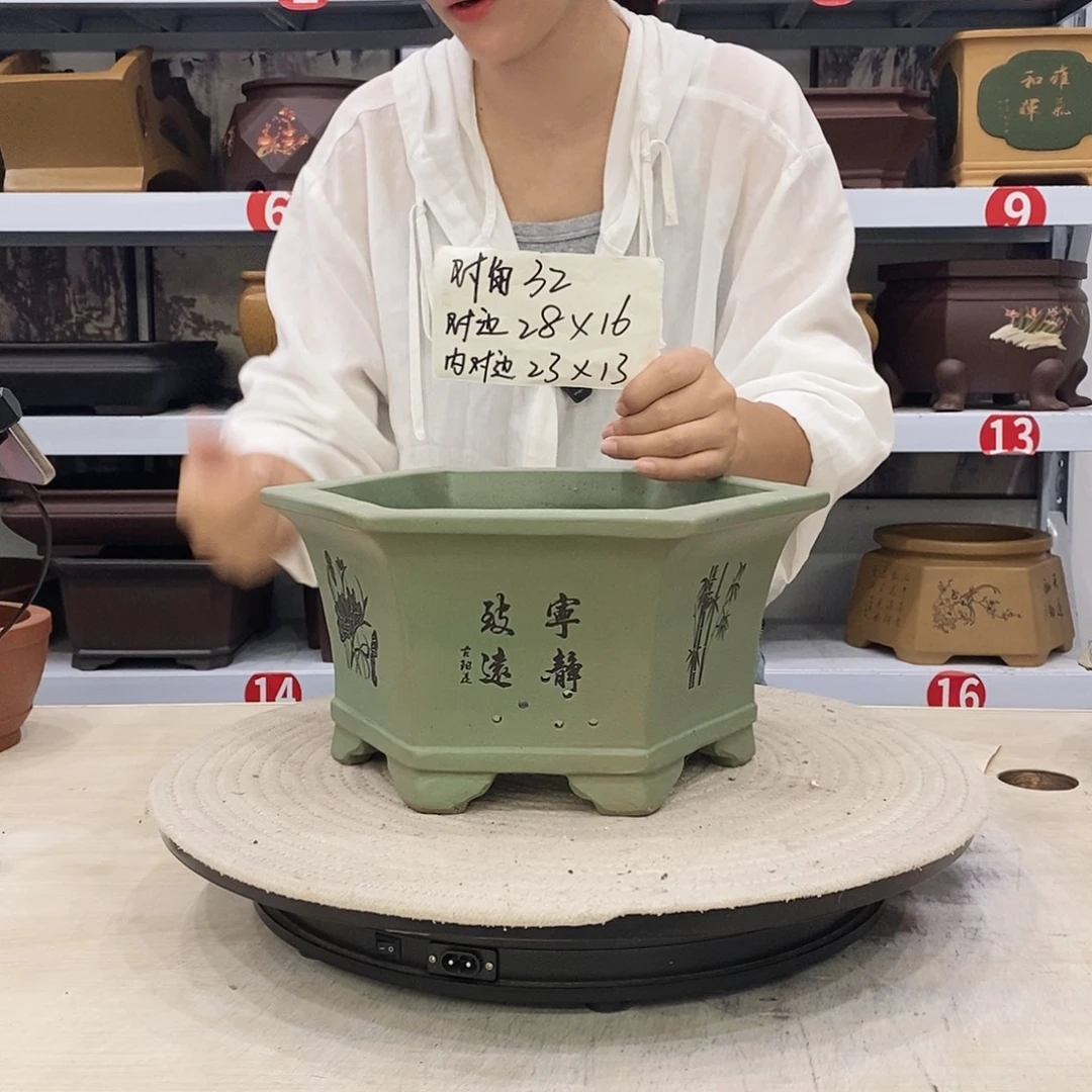 紫砂花盆紫砂花盆