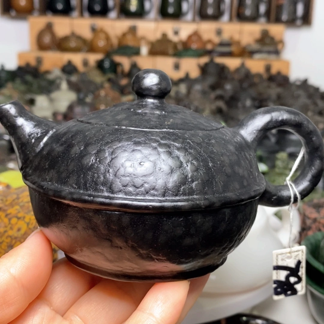 冰碛岩福利款如意壶230cc石线