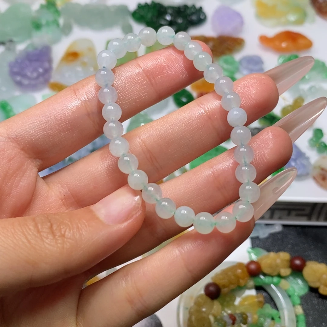 定制翡翠未镶嵌手串