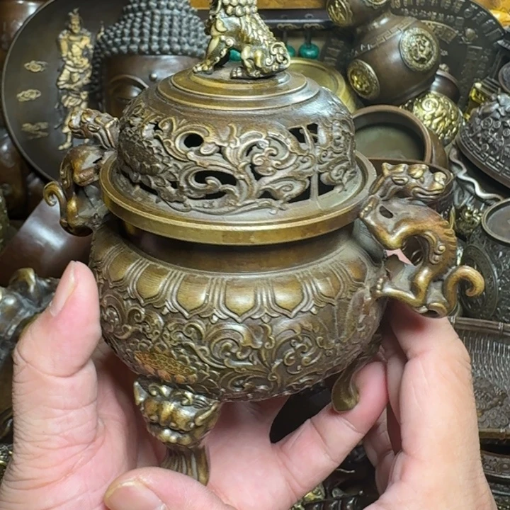 铜器摆件收收藏藏