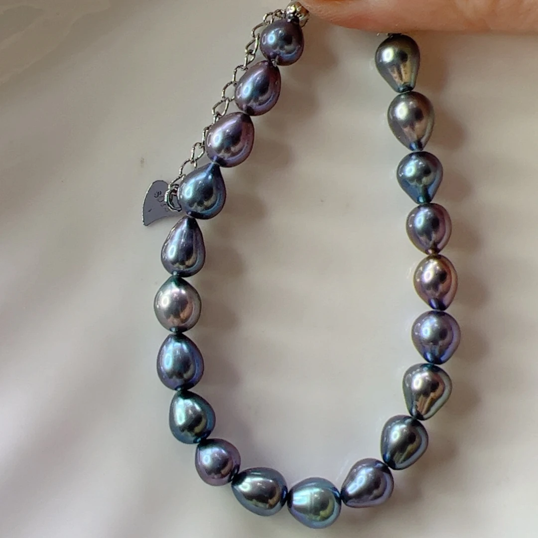 淡水珍珠合金手绳131