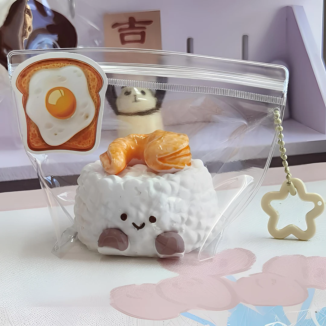 ③解压美貌手工捏捏乐摆件硅胶饰品小包挂