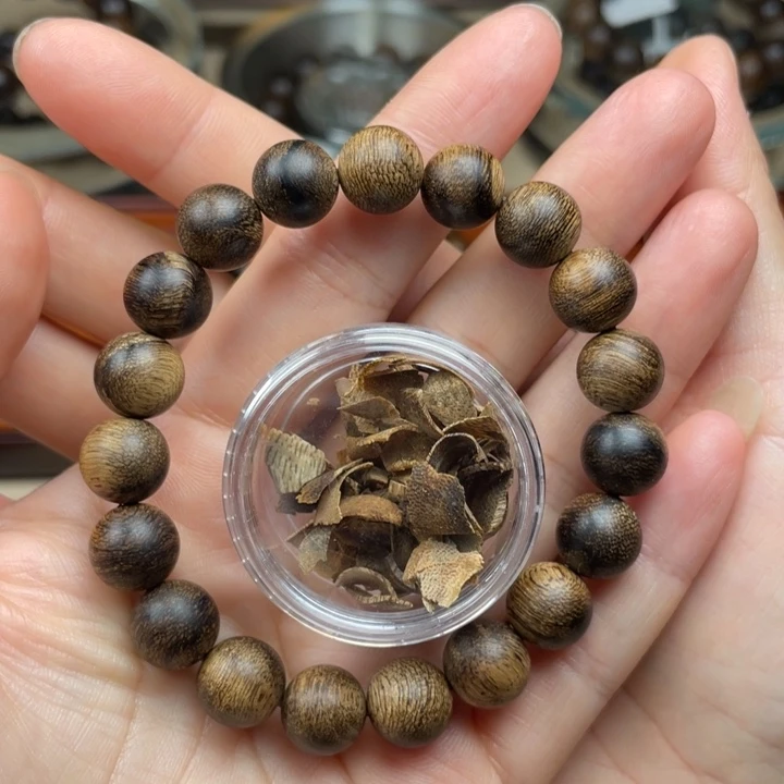 沉香碎屑沉香往**风越南芽庄白棋楠虎皮缨子瘤疤S级1.0