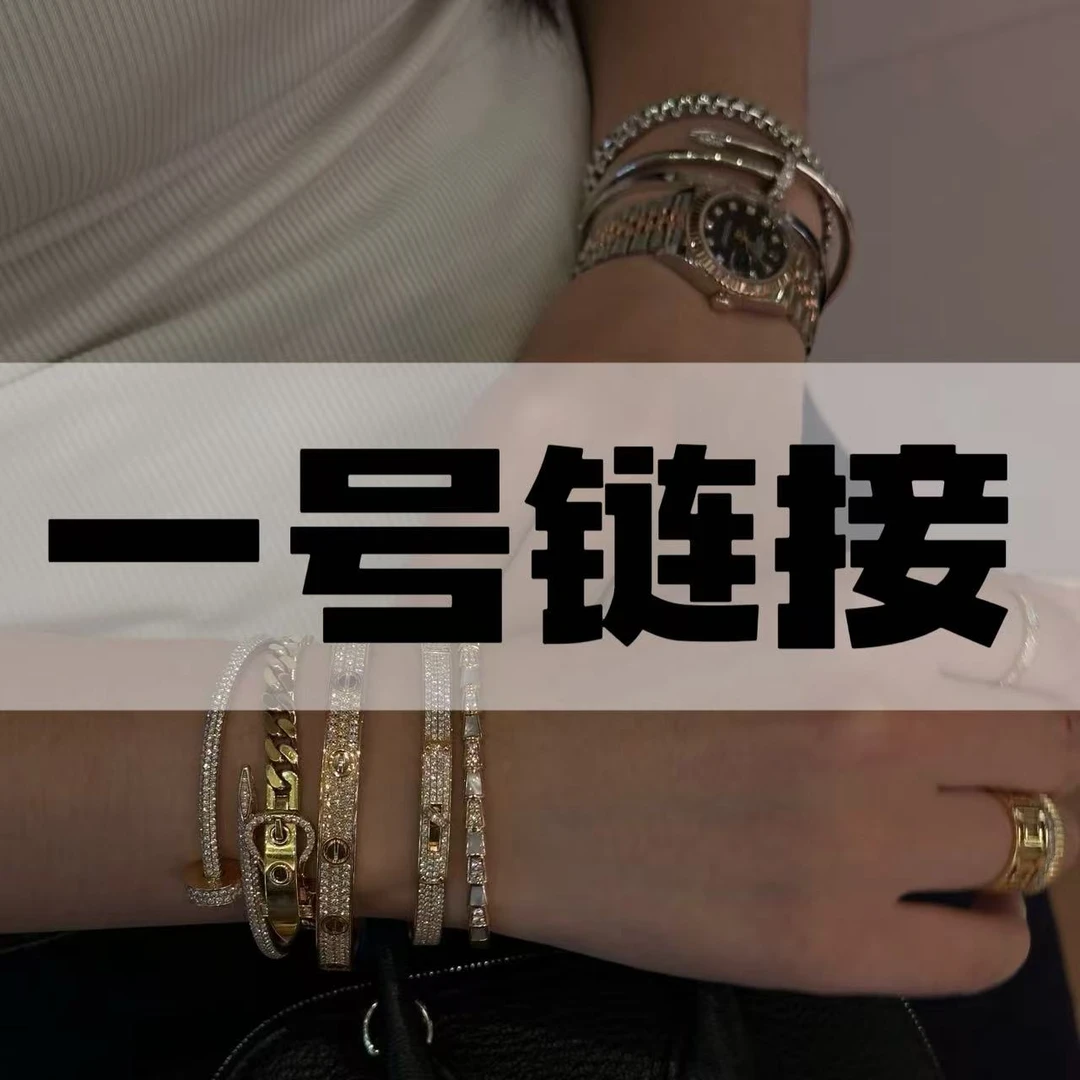 铜合金项链 项链气质时尚小众百搭叠戴镶钻