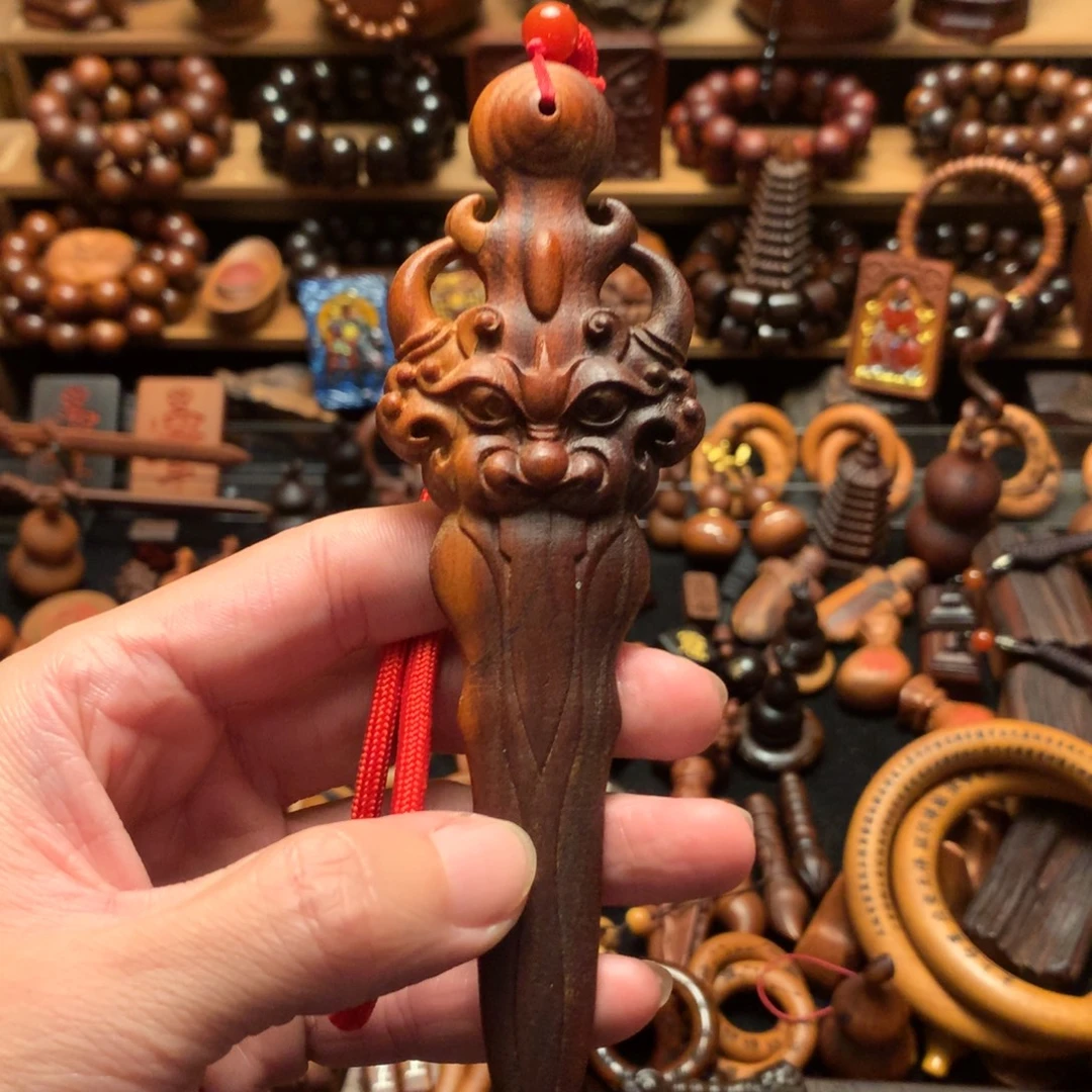 枣木桃木狮咬剑15公分