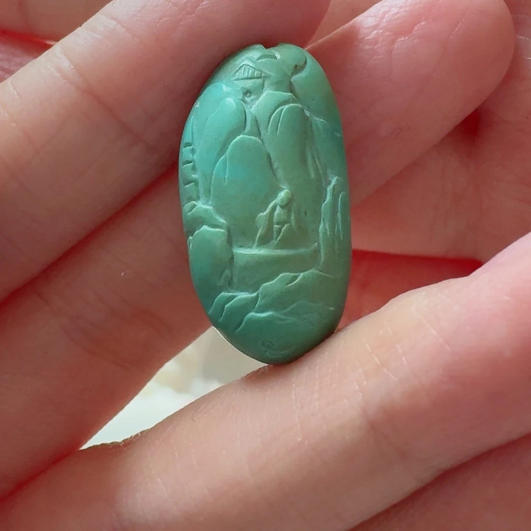 绿松石珠宝奇石未镶嵌