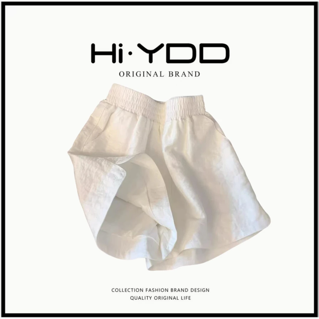 YDD•「专属」短裤女夏季外穿2025新款居家高腰显瘦阔腿热裤