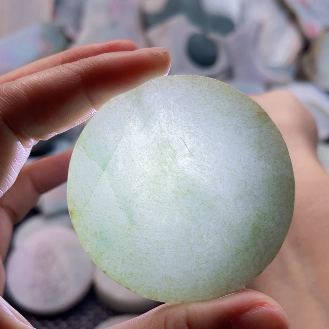 翡翠未镶嵌挂件缅甸翡翠