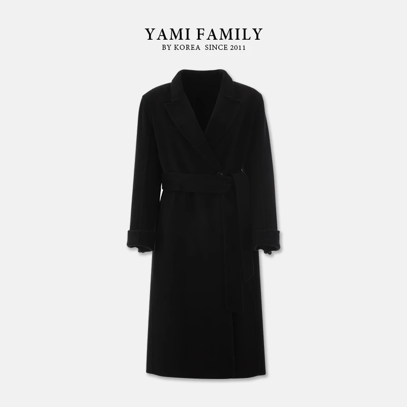 【弯弯袖】YM 817 秋冬大衣女装时尚百搭双面羊毛大衣【思雨专属】