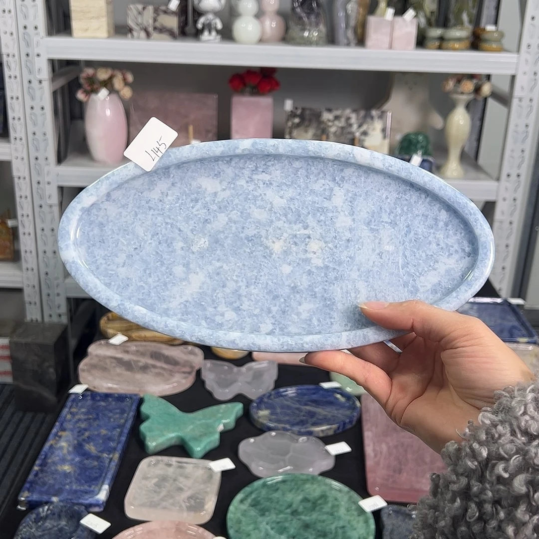 石材蓝水晶。  145