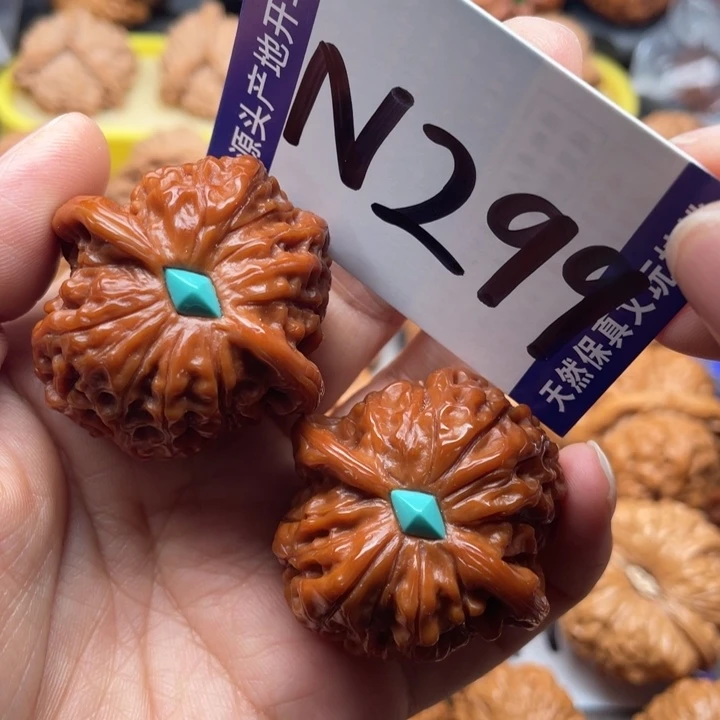 把件文玩核桃血麒麟39尺