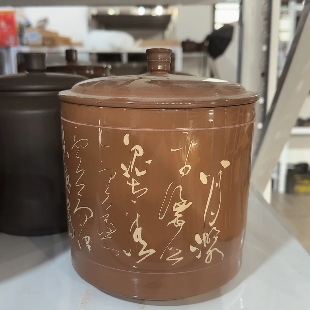 缸021建水紫陶微瑕300克