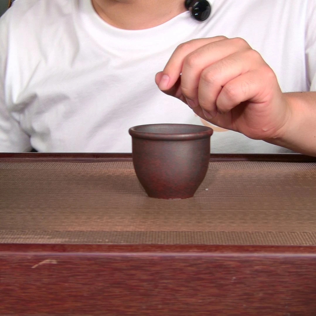 茶杯紫砂高货放漏