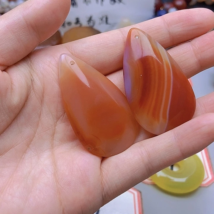 【闪购商品】未镶嵌玛瑙/玉髓珠宝半成品黄*主