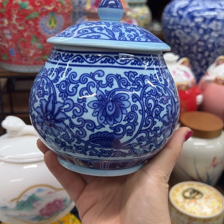 瓷片茶叶罐茶叶罐