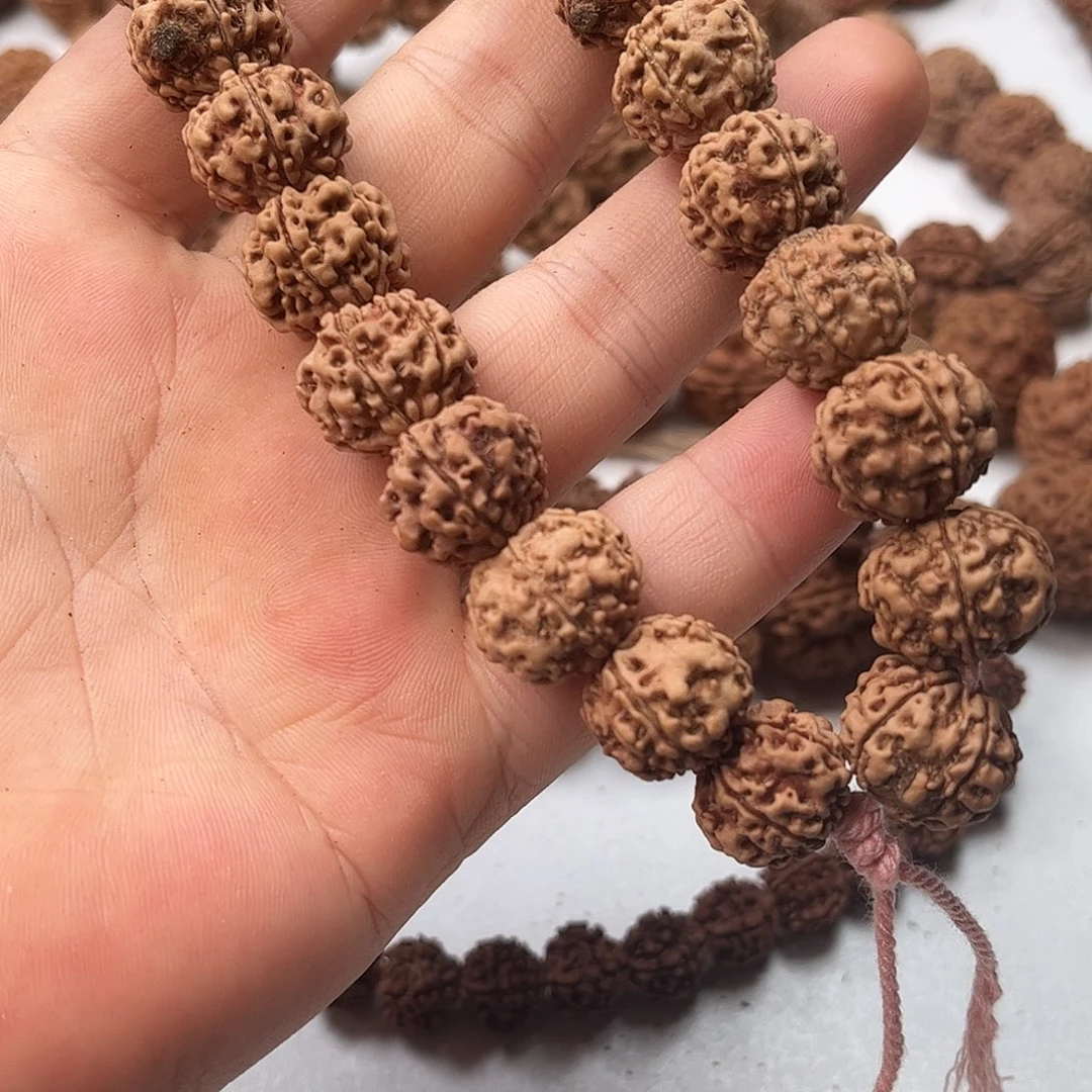 鱼***亮金刚菩提手串16大柴纹