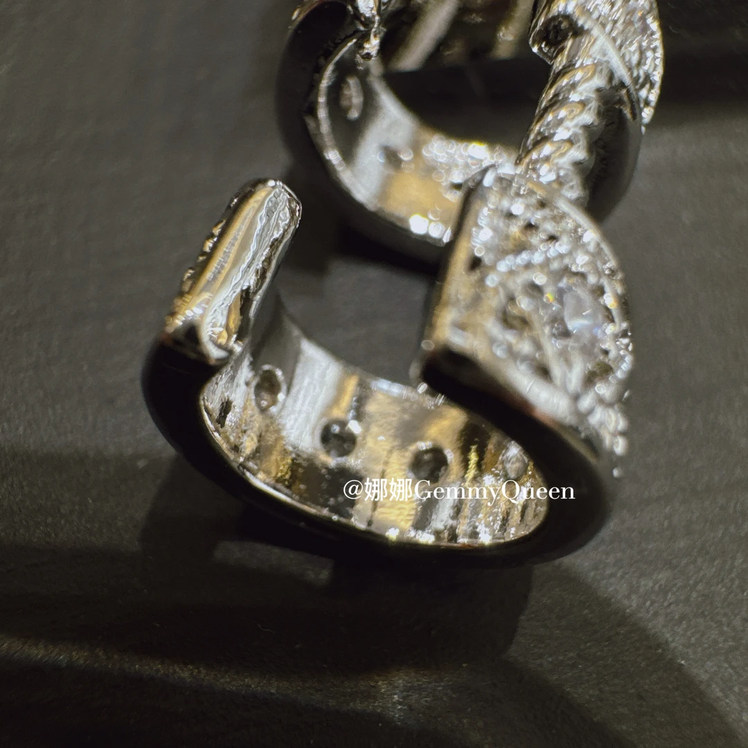 铜合金合成锆石耳饰 娜娜GemmyQueen耳夹