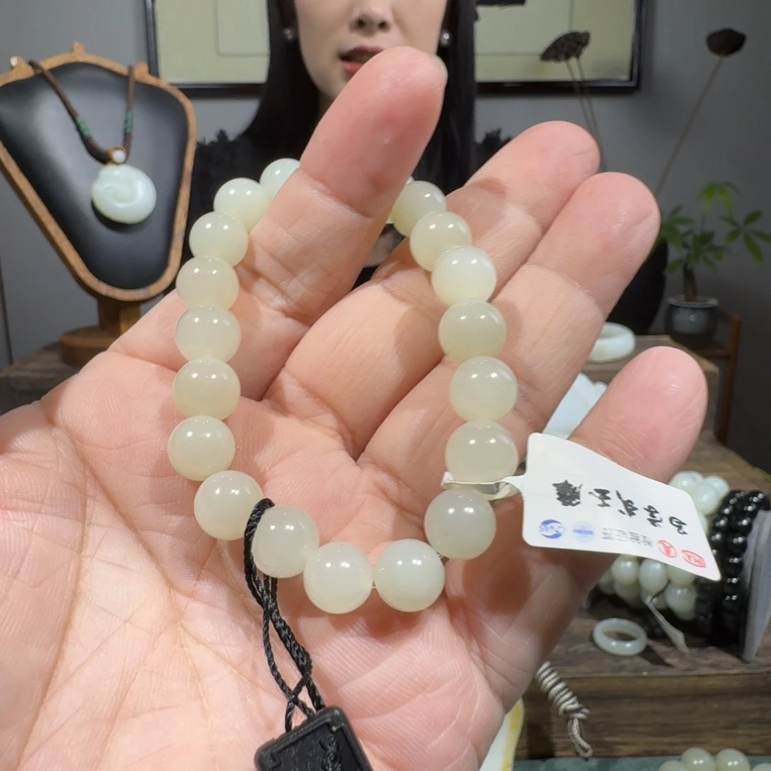 和田玉颈饰未镶嵌石***6
